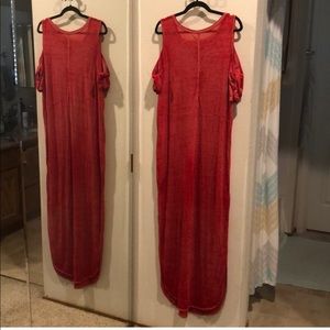 We the Free People Cold Shoulder Maxi Dress